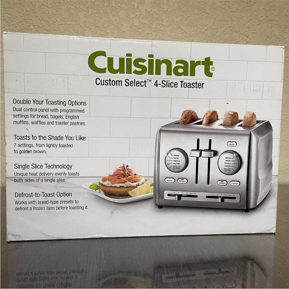Cuisinart - Cuisinart 4-Slice Custom Select Toaster - Silver - Silver